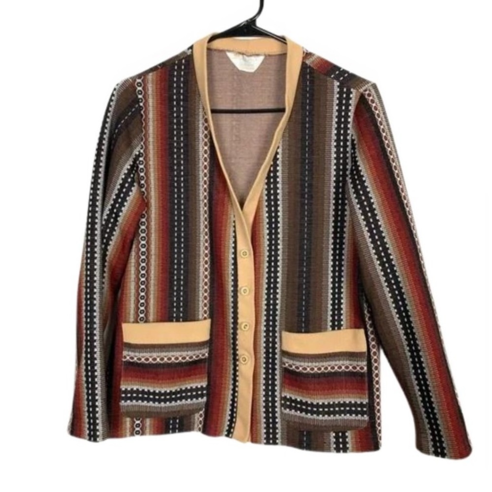 Vintage JCPenney striped blazer preppy academia autumn